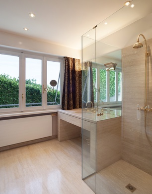 Interior, modern bathroom
